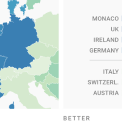 Choropleth visualization geographical datavizcatalogue