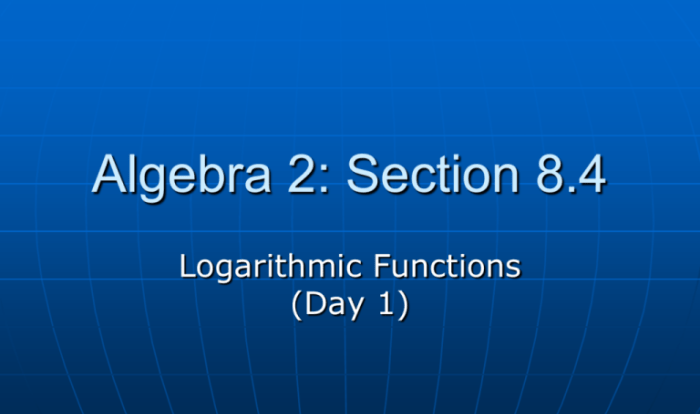 Logarithmic functions as inverses quiz part 1