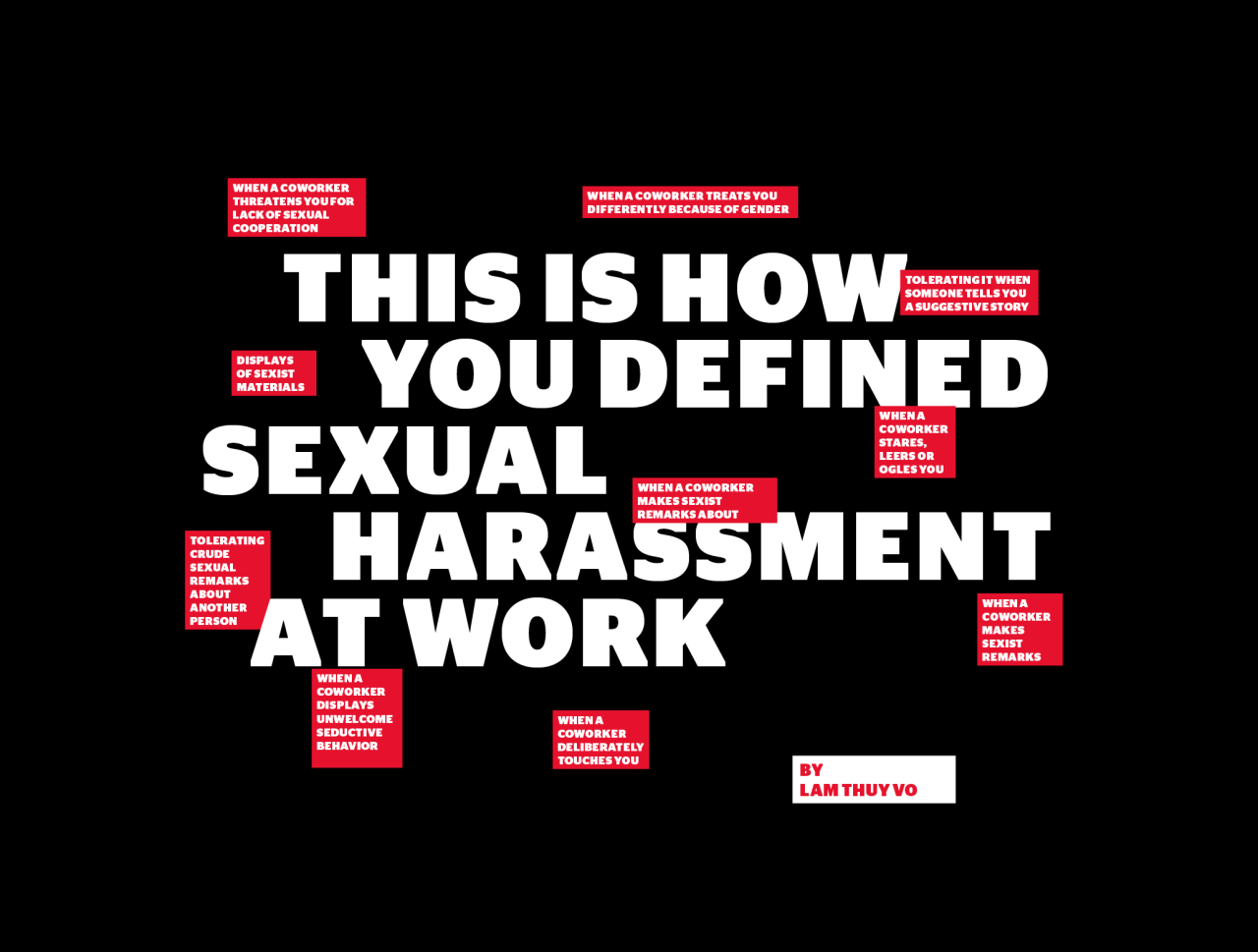 Sexual harassment quiz master with answers